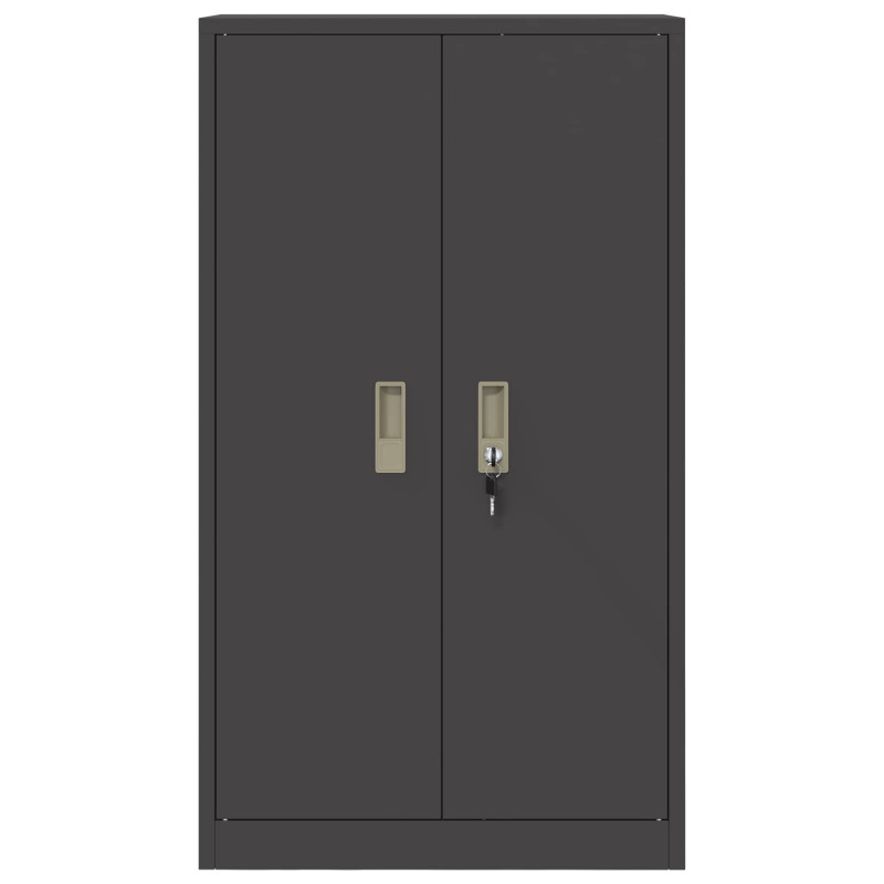 Szafka do przechowywania Czarny 60 x 40 x 105 cm Stal