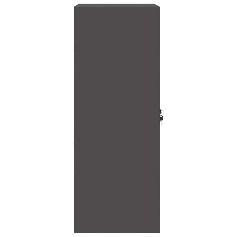 Szafka do przechowywania Czarny 60 x 40 x 105 cm Stal