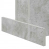 Stolik końcowy Betonowy szary 44,5 x 45 x 55 cm