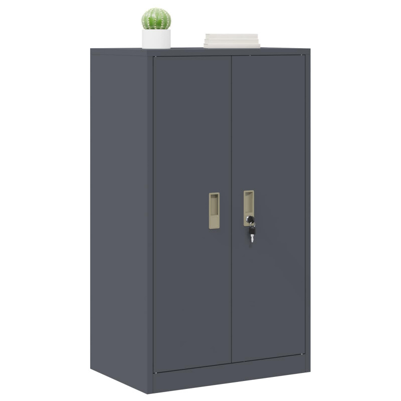 Szafka do przechowywania Antracyt 60 x 40 x 105 cm Stal