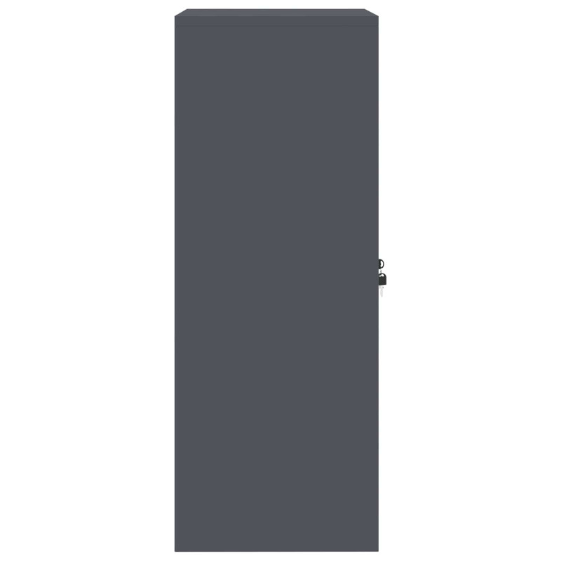 Szafka do przechowywania Antracyt 60 x 40 x 105 cm Stal