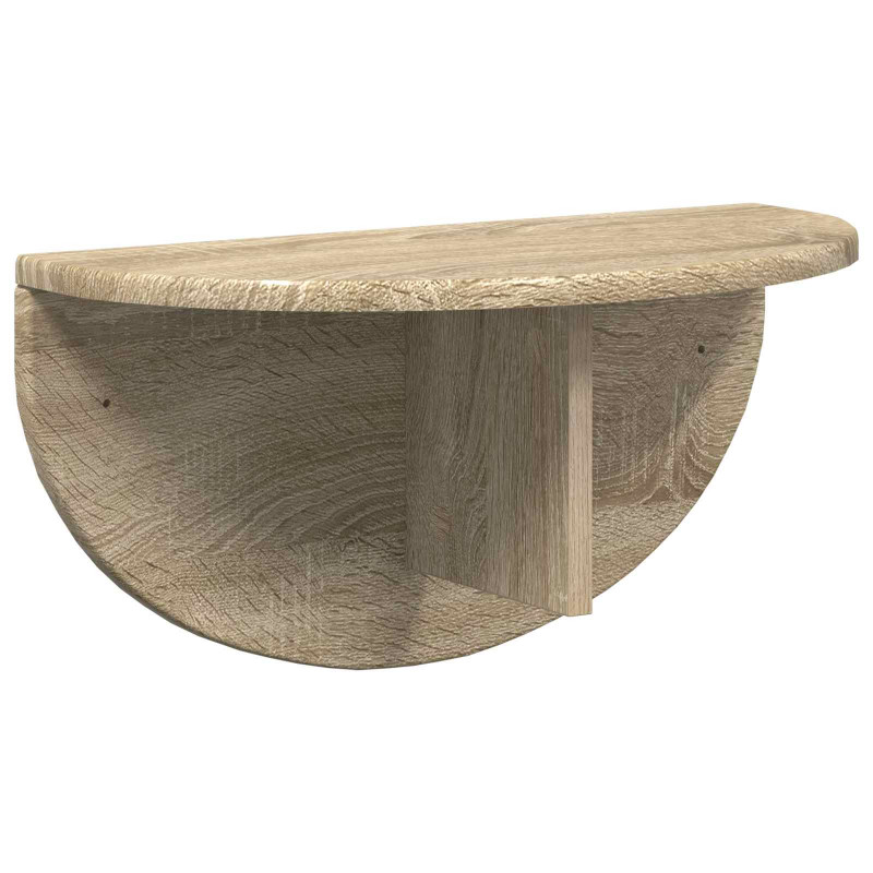 Półka ścienna 2 pcs Dąb Sonoma 48 x 24 x 24 cm