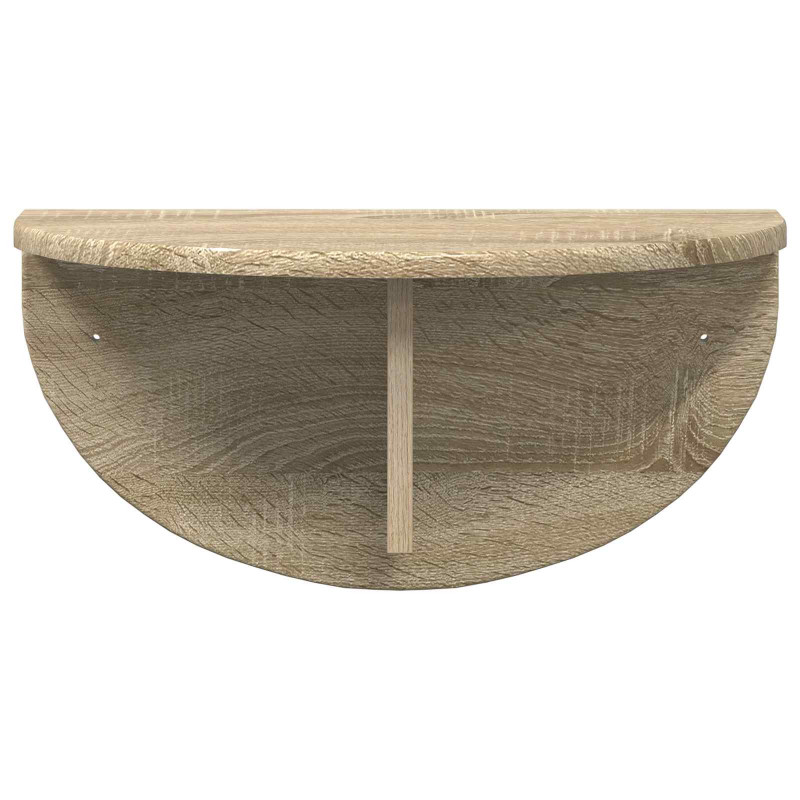 Półka ścienna 2 pcs Dąb Sonoma 48 x 24 x 24 cm