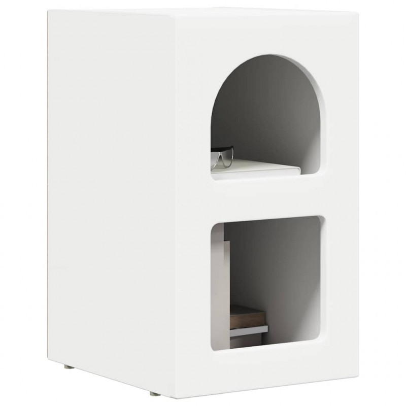 Stolik nocny 2 pcs Biały 29,5 x 33,5 x 50 cm
