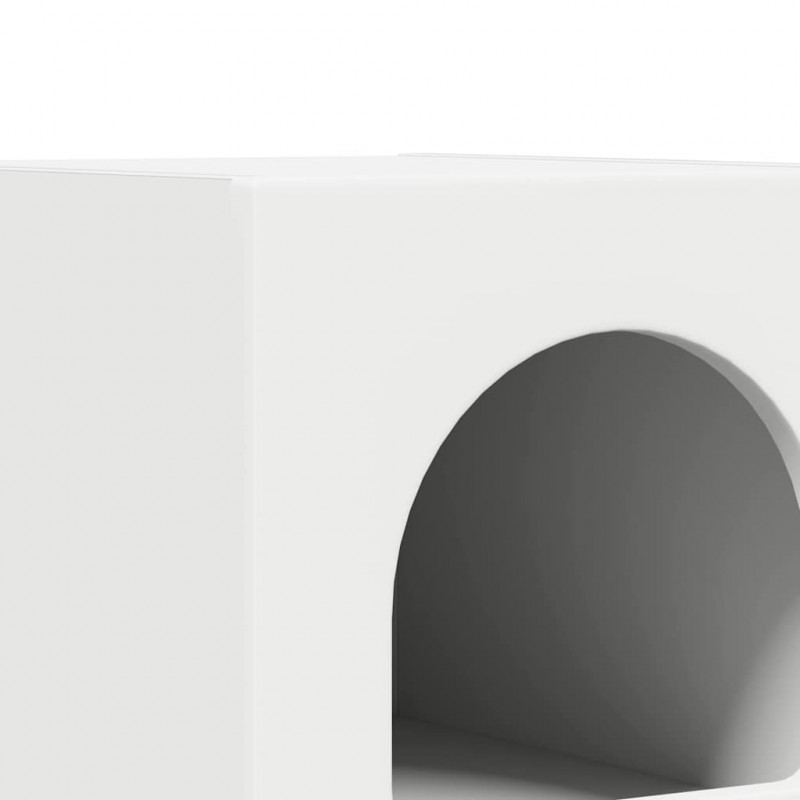 Stolik nocny 2 pcs Biały 29,5 x 33,5 x 50 cm