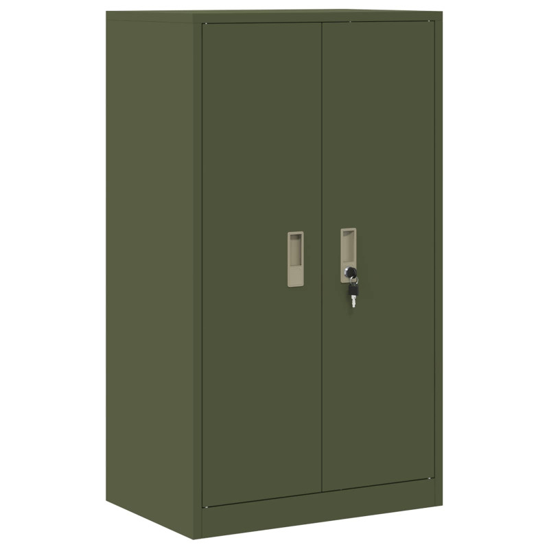 Szafka do przechowywania Zielony oliwkowy 60 x 40 x 105 cm Stal