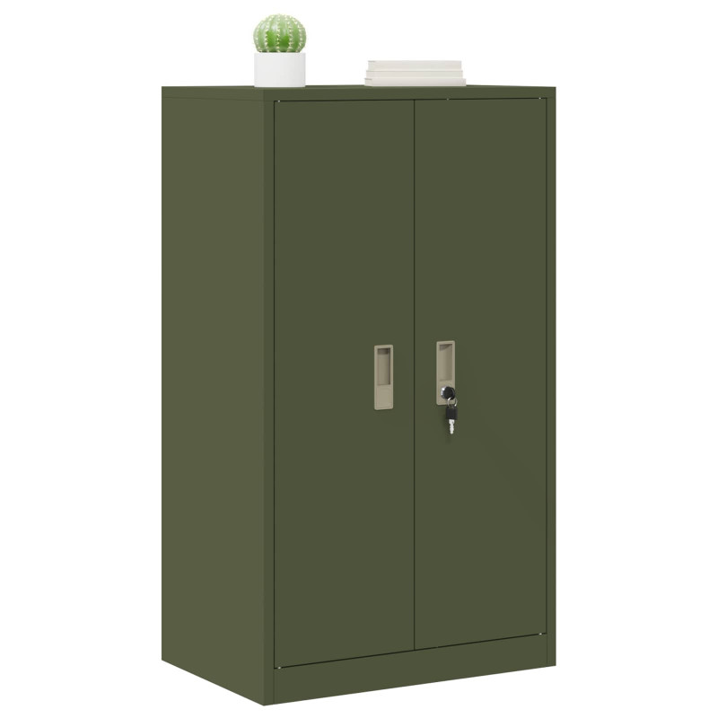 Szafka do przechowywania Zielony oliwkowy 60 x 40 x 105 cm Stal