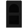 Stolik nocny 2 pcs Czarny 29,5 x 33,5 x 50 cm