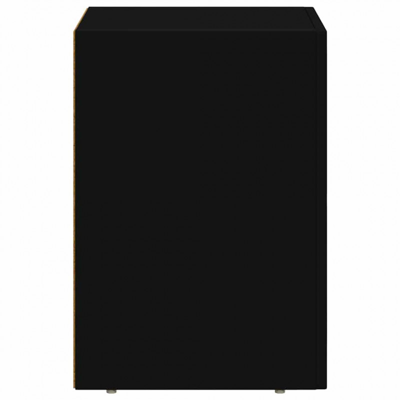 Stolik nocny 2 pcs Czarny 29,5 x 33,5 x 50 cm