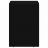 Stolik nocny 2 pcs Czarny 29,5 x 33,5 x 50 cm