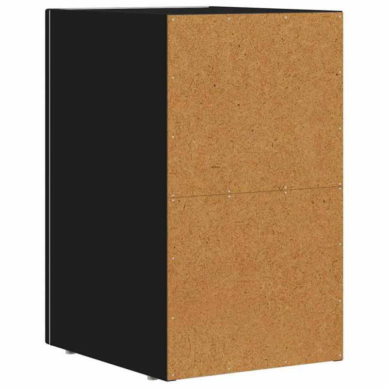 Stolik nocny 2 pcs Czarny 29,5 x 33,5 x 50 cm