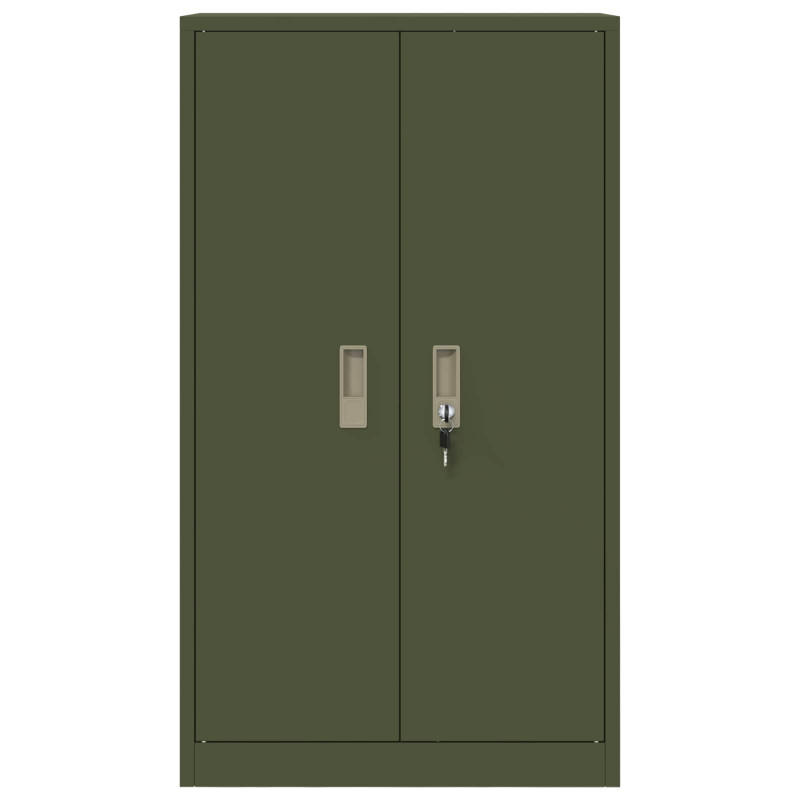 Szafka do przechowywania Zielony oliwkowy 60 x 40 x 105 cm Stal