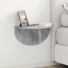 Półka ścienna 2 pcs Betonowy szary 48 x 24 x 24 cm