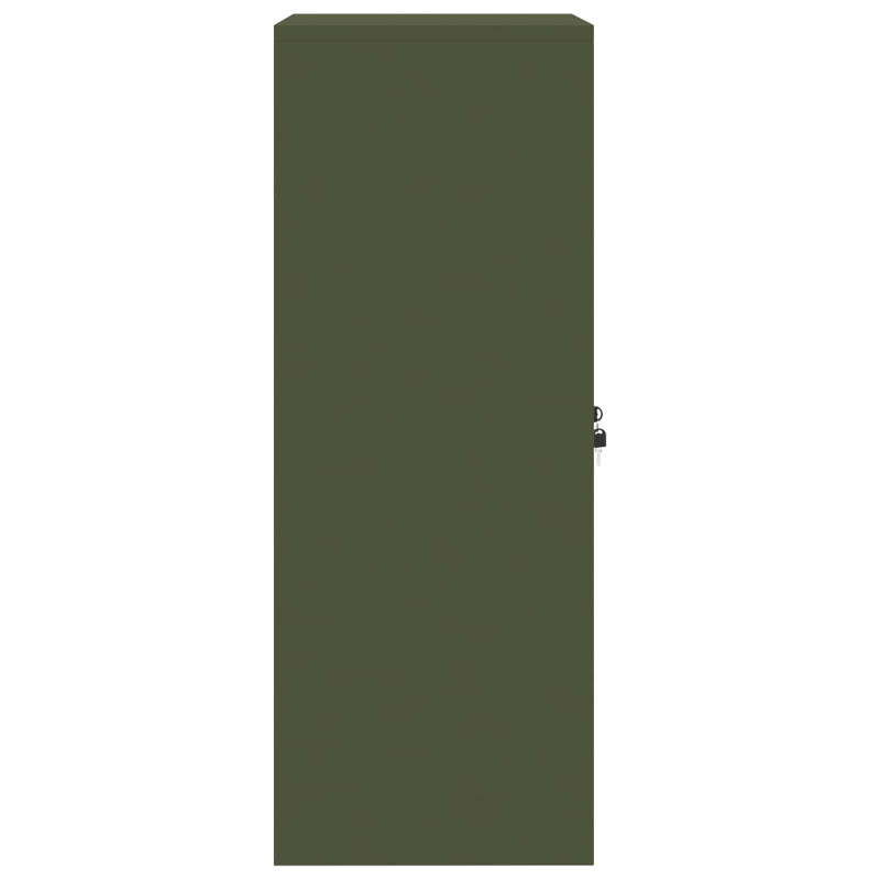 Szafka do przechowywania Zielony oliwkowy 60 x 40 x 105 cm Stal
