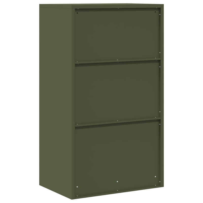 Szafka do przechowywania Zielony oliwkowy 60 x 40 x 105 cm Stal