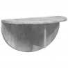 Półka ścienna 2 pcs Betonowy szary 48 x 24 x 24 cm