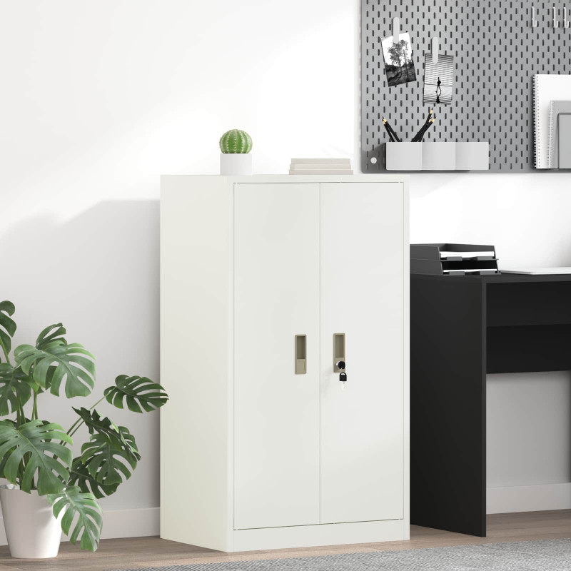 Szafka do przechowywania Biały 60 x 40 x 105 cm Stal