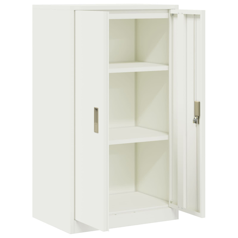 Szafka do przechowywania Biały 60 x 40 x 105 cm Stal