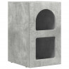 Stolik nocny Betonowy szary 29,5 x 33,5 x 50 cm