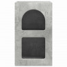 Stolik nocny Betonowy szary 29,5 x 33,5 x 50 cm