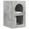 Stolik nocny 2 pcs Betonowy szary 29,5 x 33,5 x 50 cm