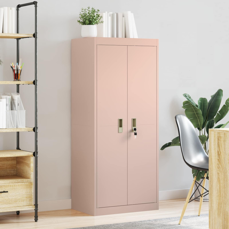 Szafka do przechowywania Różowy 60 x 40 x 140 cm Stal