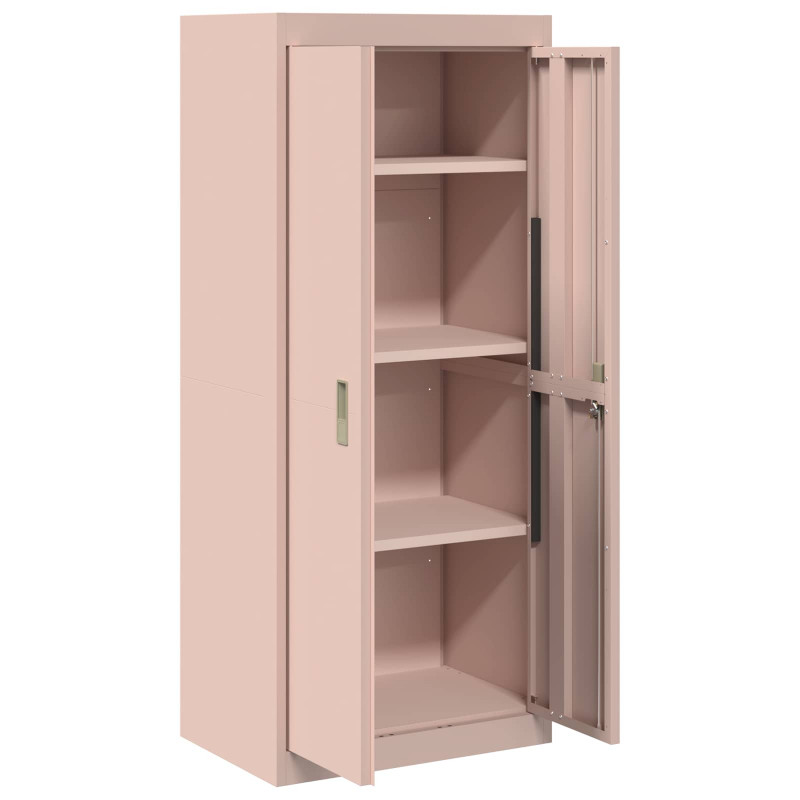 Szafka do przechowywania Różowy 60 x 40 x 140 cm Stal