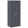 Szafka do przechowywania Antracyt 60 x 40 x 140 cm Stal