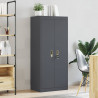 Szafka do przechowywania Antracyt 60 x 40 x 140 cm Stal