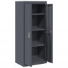 Szafka do przechowywania Antracyt 60 x 40 x 140 cm Stal