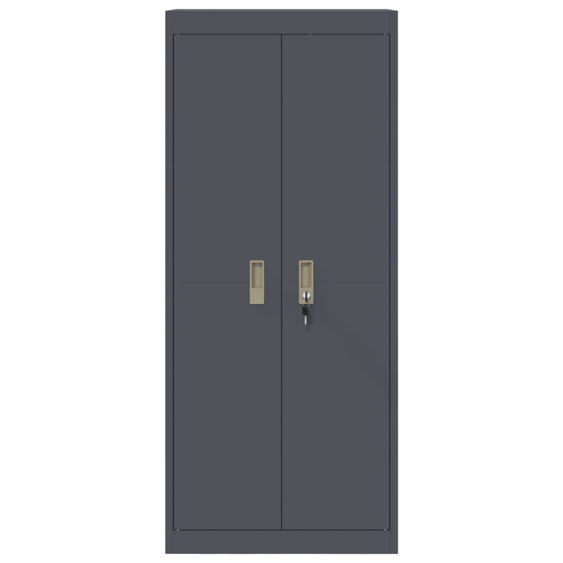 Szafka do przechowywania Antracyt 60 x 40 x 140 cm Stal