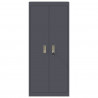 Szafka do przechowywania Antracyt 60 x 40 x 140 cm Stal
