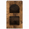 Stolik nocny 2 pcs Dąb wędzony 29,5 x 33,5 x 50 cm