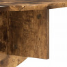 Półka ścienna 2 pcs Dąb wędzony 48 x 24 x 24 cm