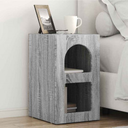 Stolik nocny Szary Sonoma 29,5 x 33,5 x 50 cm