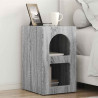 Stolik nocny Szary Sonoma 29,5 x 33,5 x 50 cm