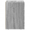 Stolik nocny Szary Sonoma 29,5 x 33,5 x 50 cm