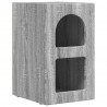 Stolik nocny 2 pcs Szary Sonoma 29,5 x 33,5 x 50 cm