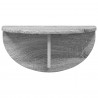 Półka ścienna 2 pcs Szary Sonoma 48 x 24 x 24 cm