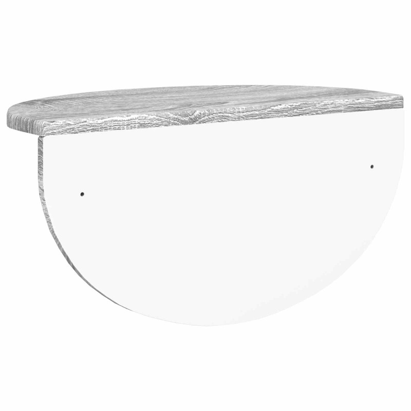 Półka ścienna 2 pcs Szary Sonoma 48 x 24 x 24 cm