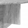 Półka ścienna 2 pcs Szary Sonoma 48 x 24 x 24 cm
