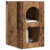 Stolik nocny 2 pcs Stare drewno 29,5 x 33,5 x 50 cm
