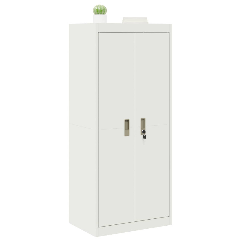 Szafka do przechowywania Biały 60 x 40 x 140 cm Stal