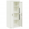 Szafka do przechowywania Biały 60 x 40 x 140 cm Stal