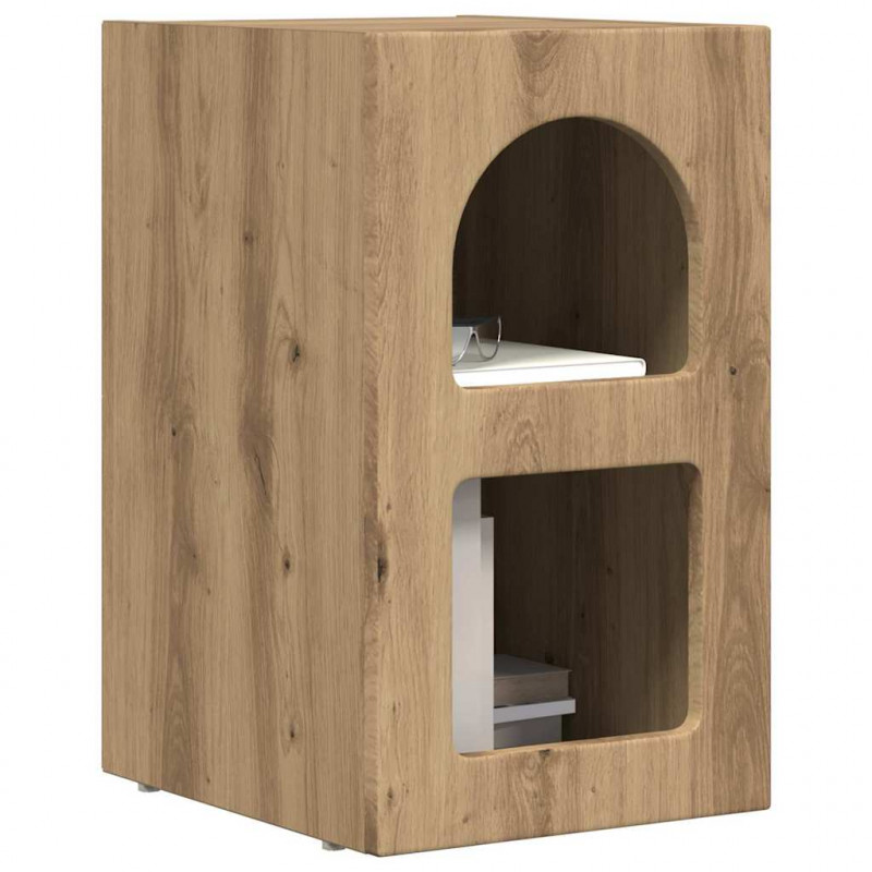 Stolik nocny 2 pcs Dąb rzemieślniczy 29,5 x 33,5 x 50 cm