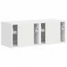 Szafka pod telewizor 2 pcs Biały 39 x 31 x 29,5 cm