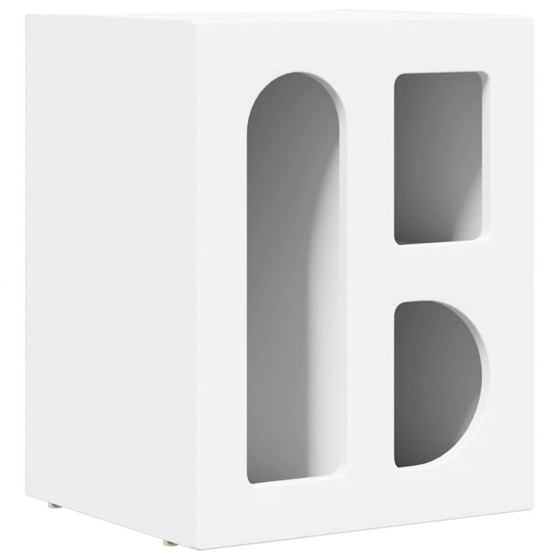 Stolik nocny 2 pcs Biały 40 x 35 x 50 cm