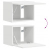Szafka pod telewizor 2 pcs Biały 39 x 31 x 29,5 cm