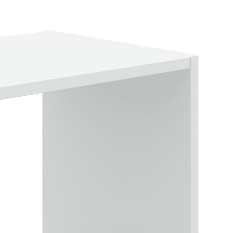 Regał, biały, 102x32x108 cm, materiał drewnopochodny
