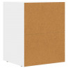 Stolik nocny 2 pcs Biały 40 x 35 x 50 cm